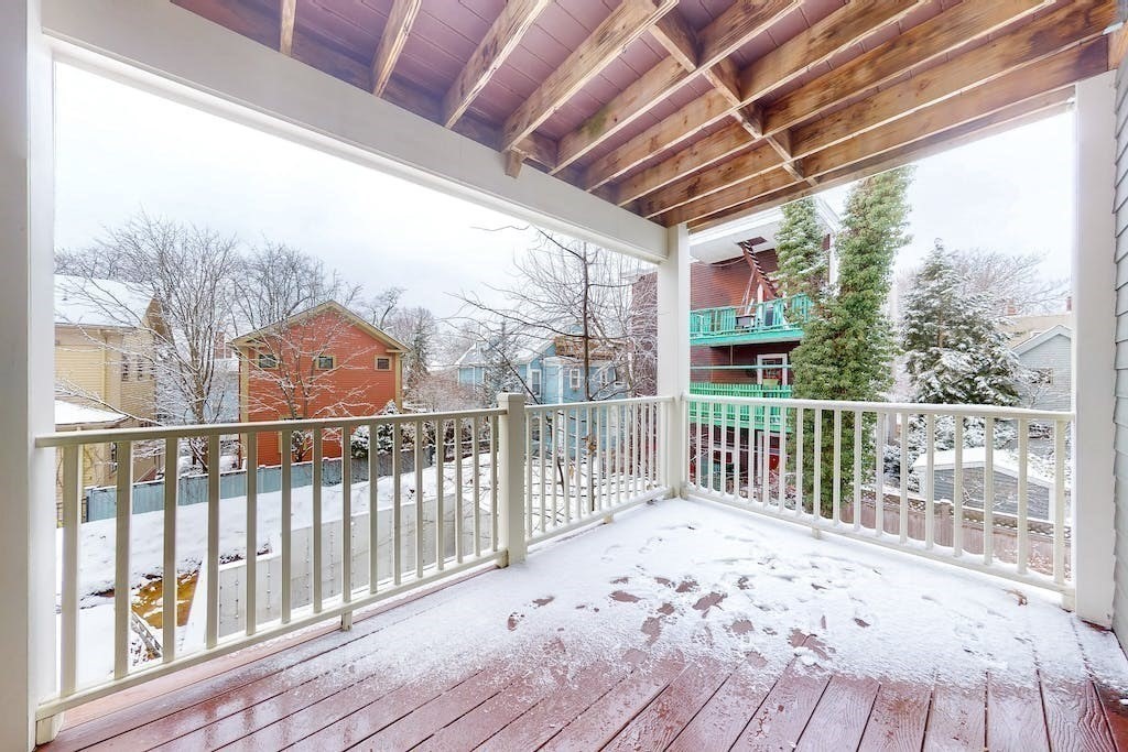 201 Pearl Street, Unit 2 Cambridge, MA 02139 - Photo 14 of 16 a view of a wooden deck
