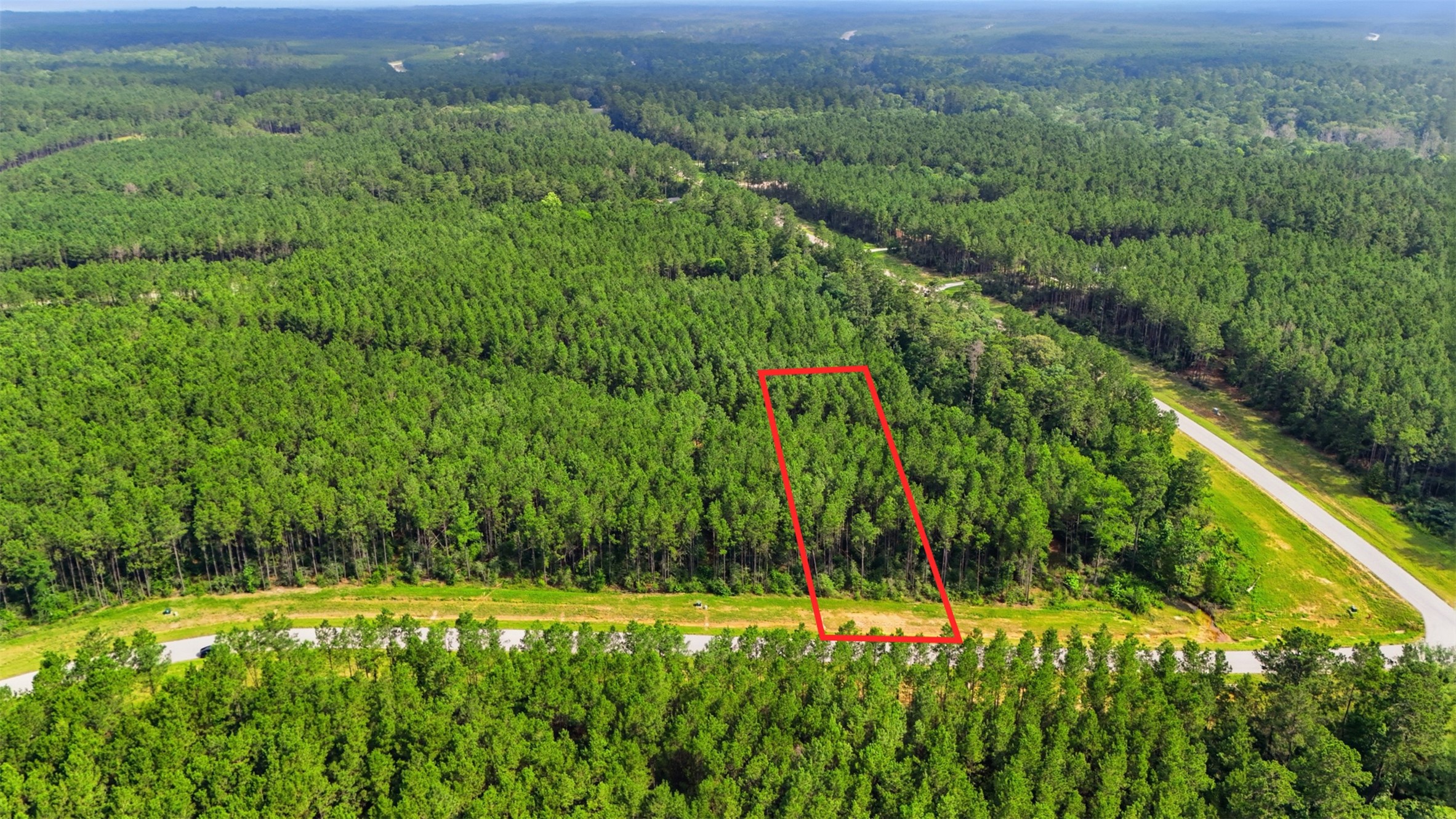 16030 Forest Mill Road Willis, TX 77378 - Photo 6 of 17 Aerial view highlighting the property's generous acreage and location.