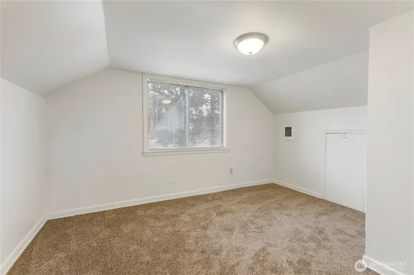 a view of a garage room