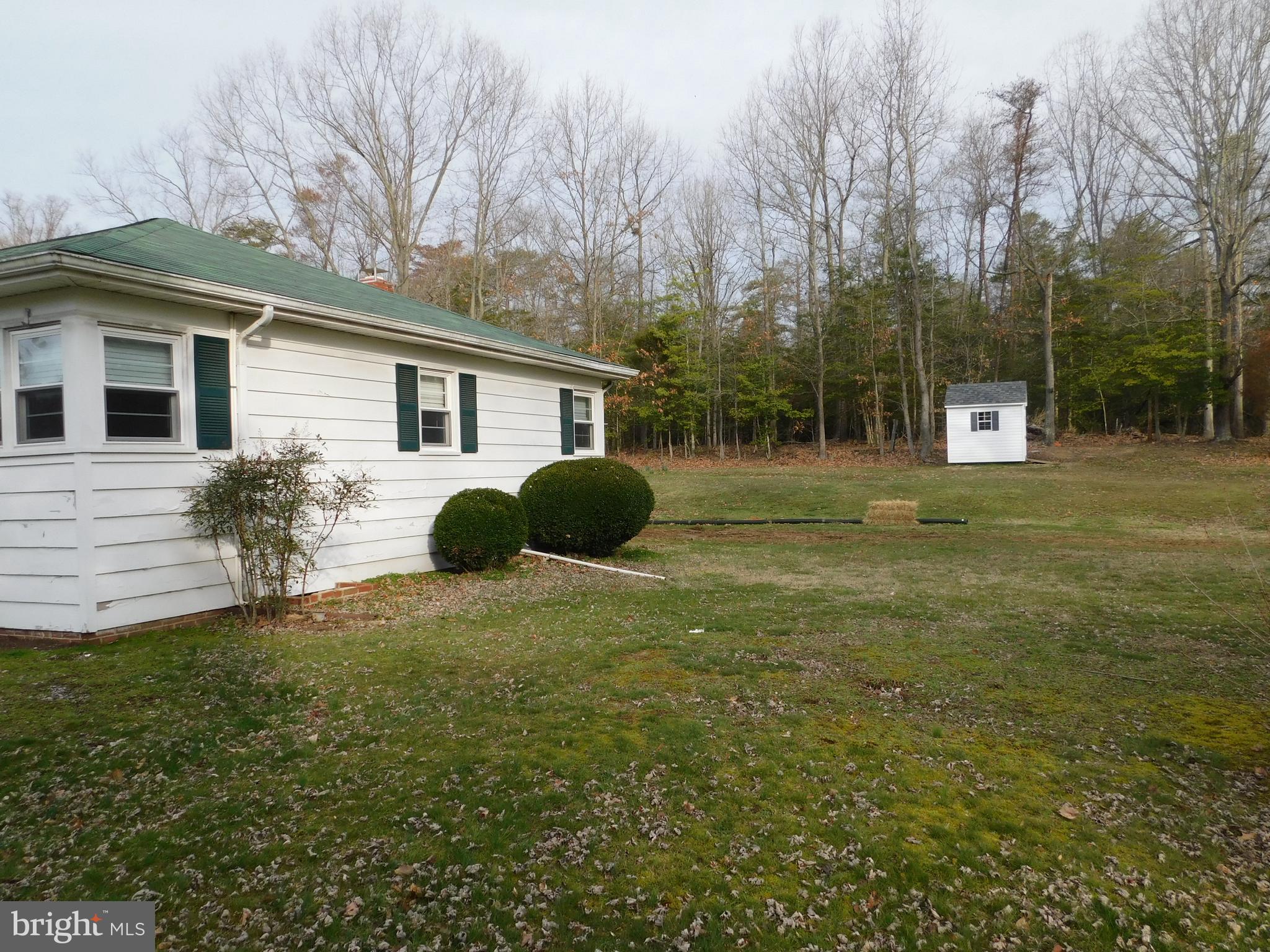 13069 Dahlgren Road King George, VA 22485 - Photo 5 of 32 Right Side of House and Shed