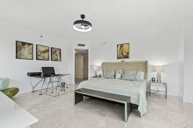 a view of balcony with furniture