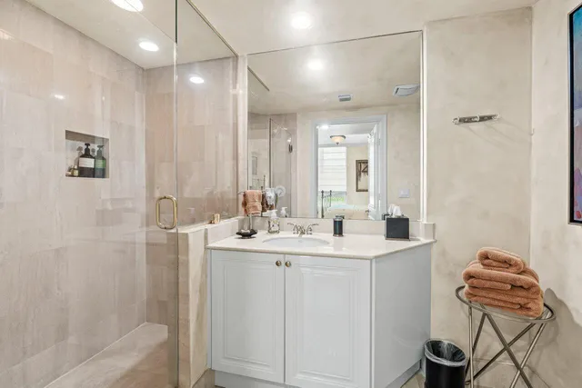 a view of an empty room