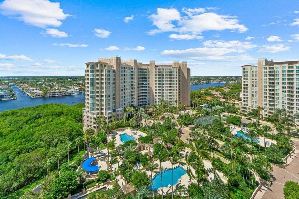 3740 South Ocean Boulevard, Unit 201 Highland Beach, FL 33487 - Photo 43 of 62 a view of a city with tall buildings