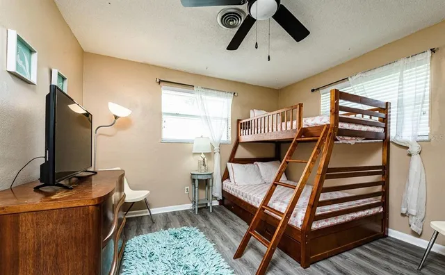 a room with furniture and a window