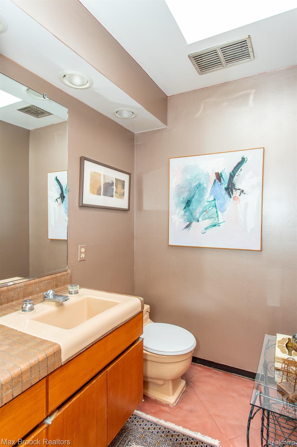 30875 Franklin Road Franklin, MI 48025 - Photo 27 of 86 Half bath with vanity and light tile patterned flooring