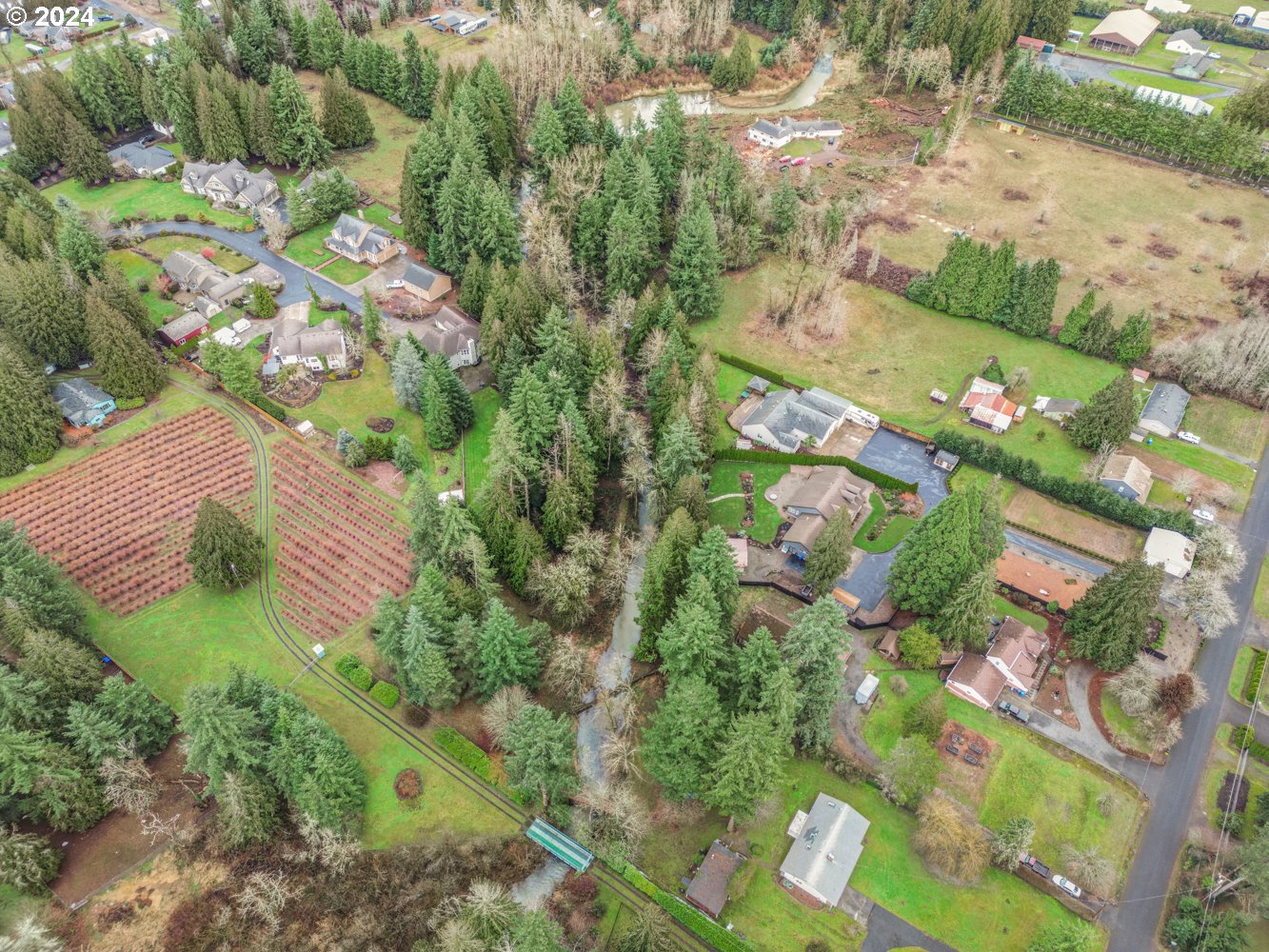 29015 Southeast Church Road Boring, OR 97009 - Photo 41 of 41 an aerial view of a residential houses with outdoor space