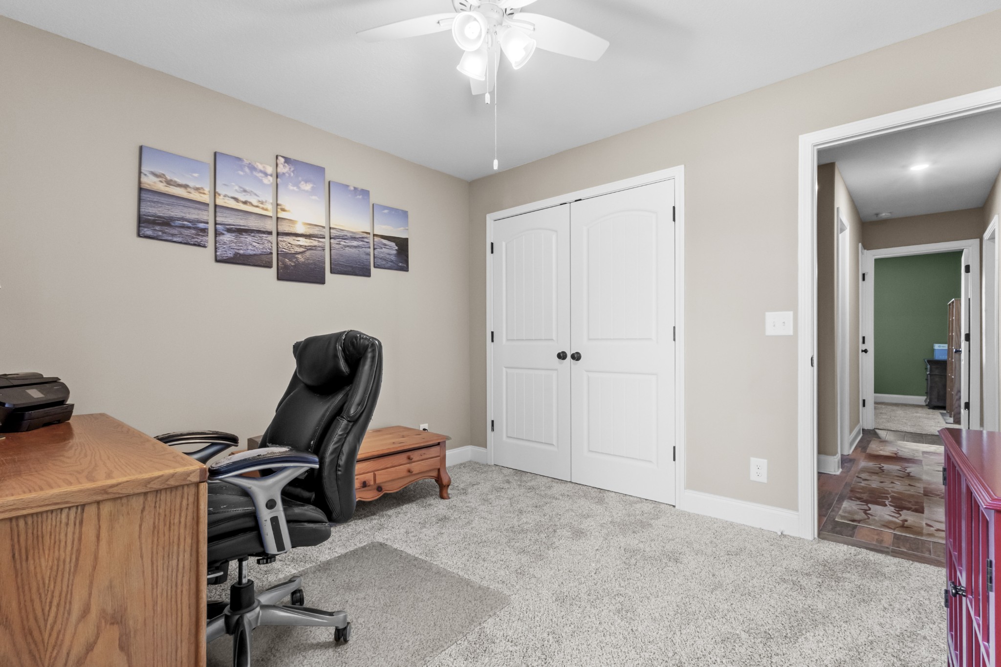 4268 Sango Road Clarksville, TN 37043 - Photo 21 of 32 a view of a workspace with furniture and gym equipment