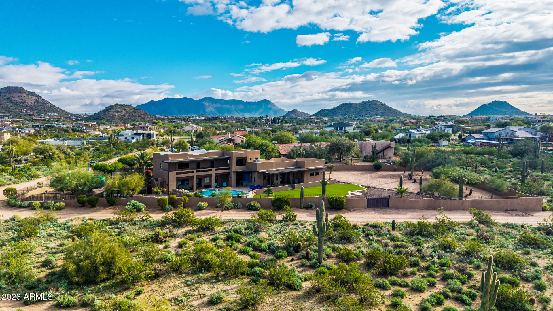 a view of a lake with a mountain