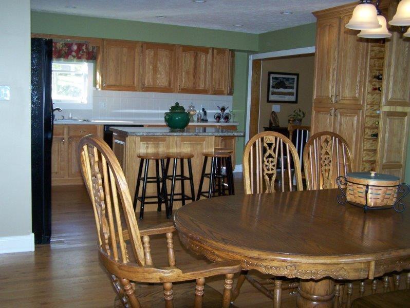 View looking into the kitchen from...