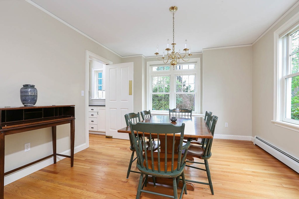 10 Woodside Road Topsfield, MA 01983 - Photo 12 of 30 a view of a dining room with furniture window and wooden floor