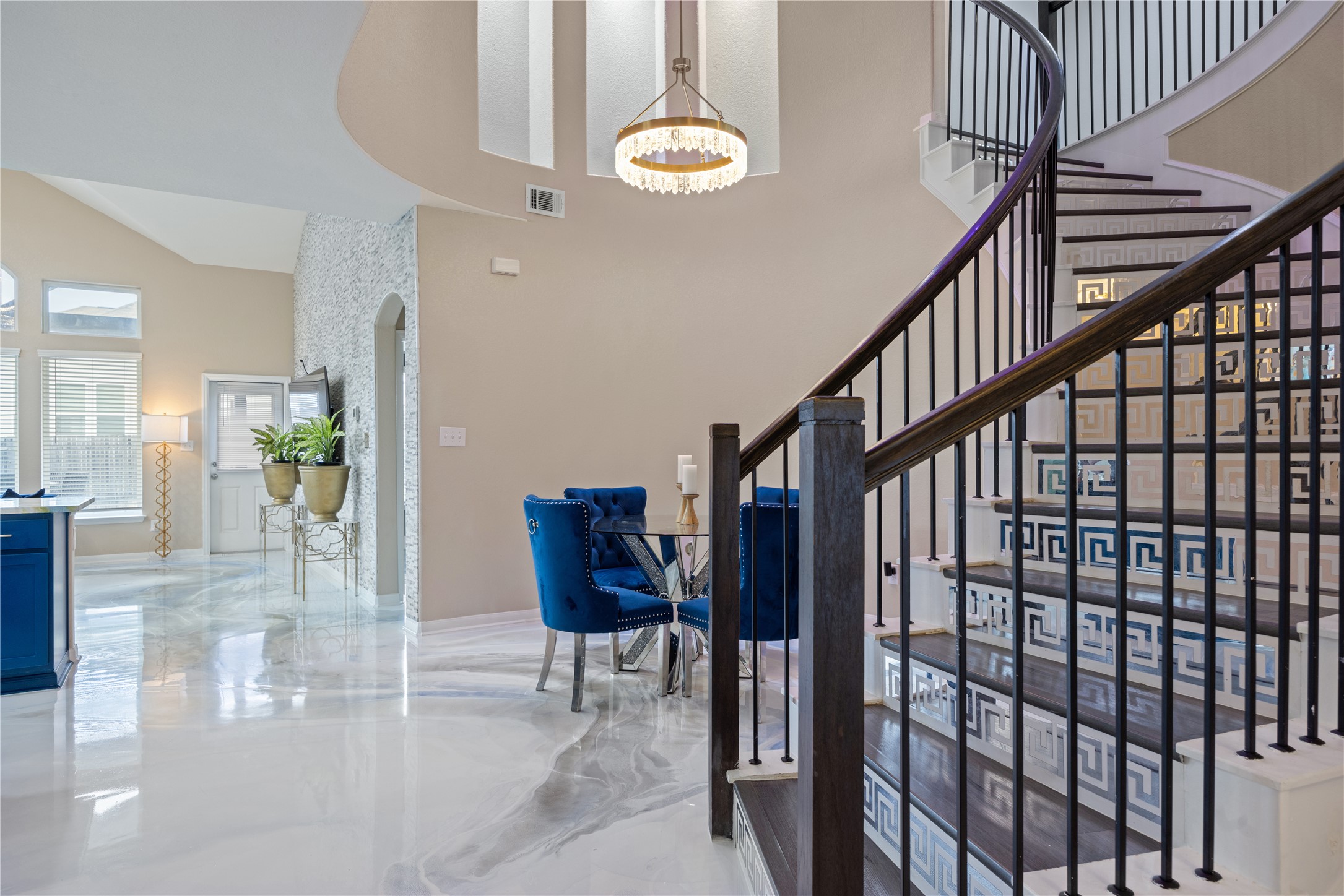 241 Oleander Loop Buda, TX 78610 - Photo 3 of 33 a view of entryway and hall with dining room