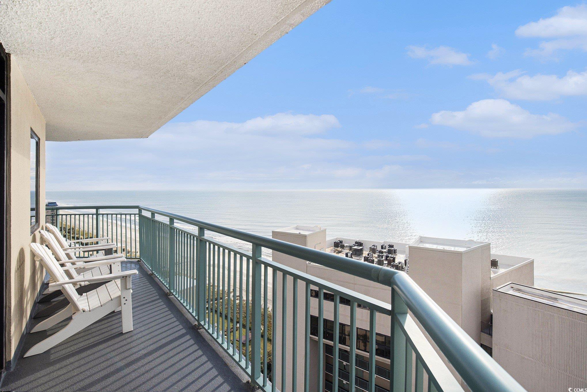 205 74th Avenue North, Unit 1810 Myrtle Beach, SC 29572 - Photo 37 of 37 Balcony featuring a water view