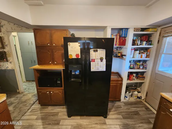 a view of walk in closet