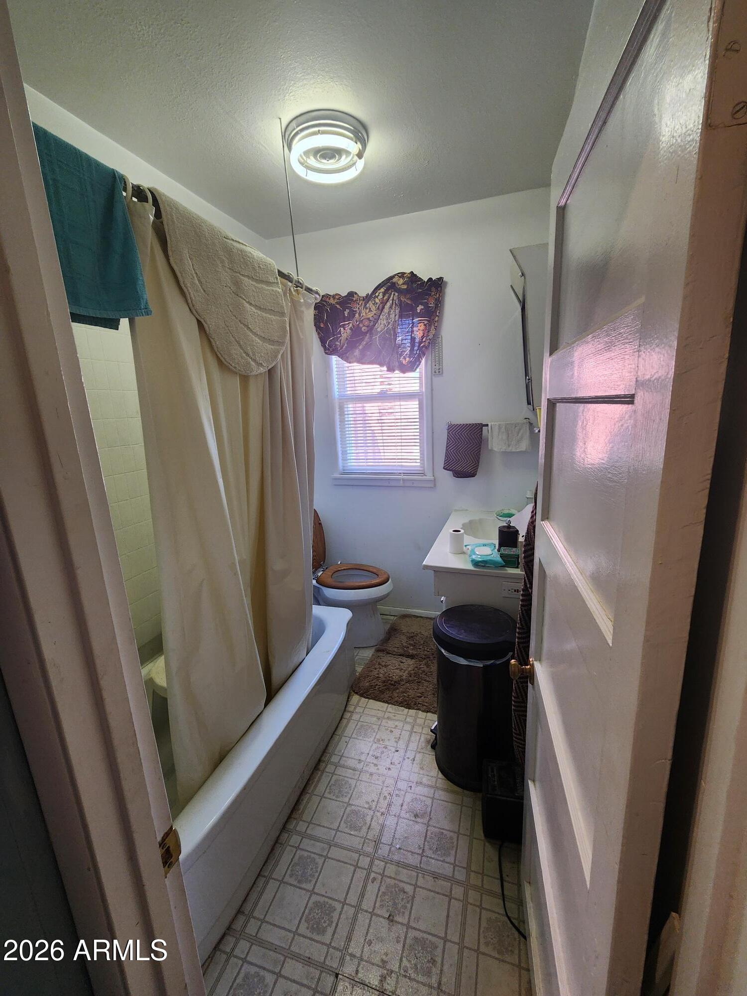 26115 Ghost Town Road Congress, AZ 85332 - Photo 17 of 64 a bathroom with a sink a toilet and a shower