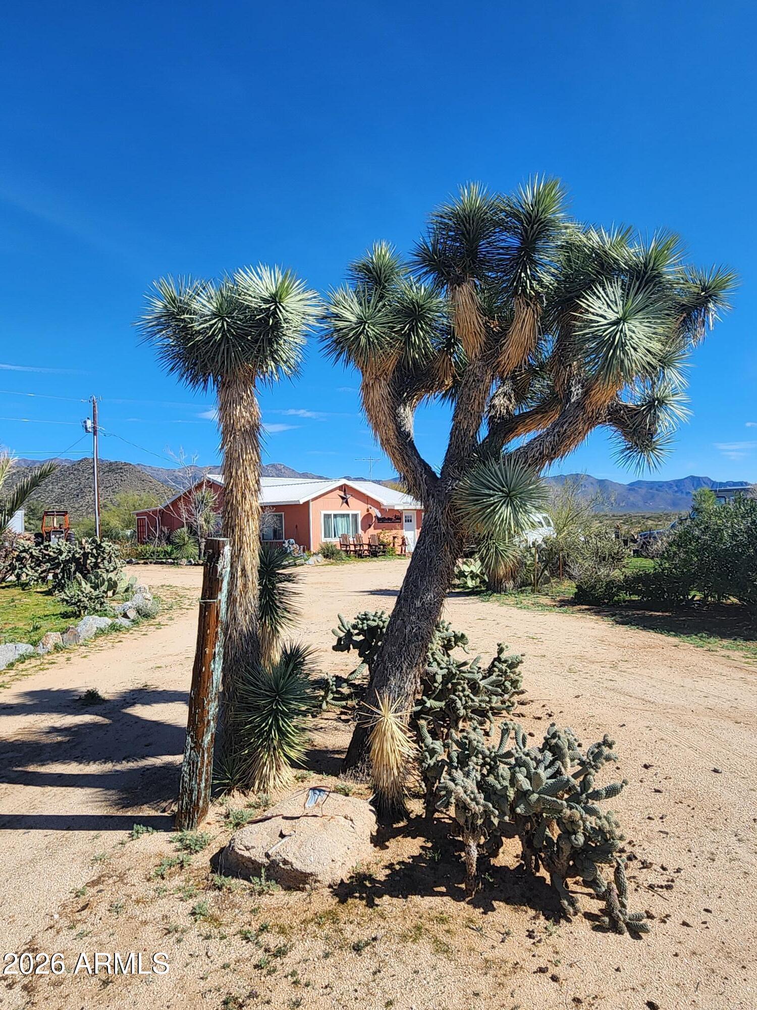 26115 Ghost Town Road Congress, AZ 85332 - Photo 27 of 64 a view of a backyard of the house