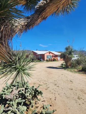 a front view of a house with patio