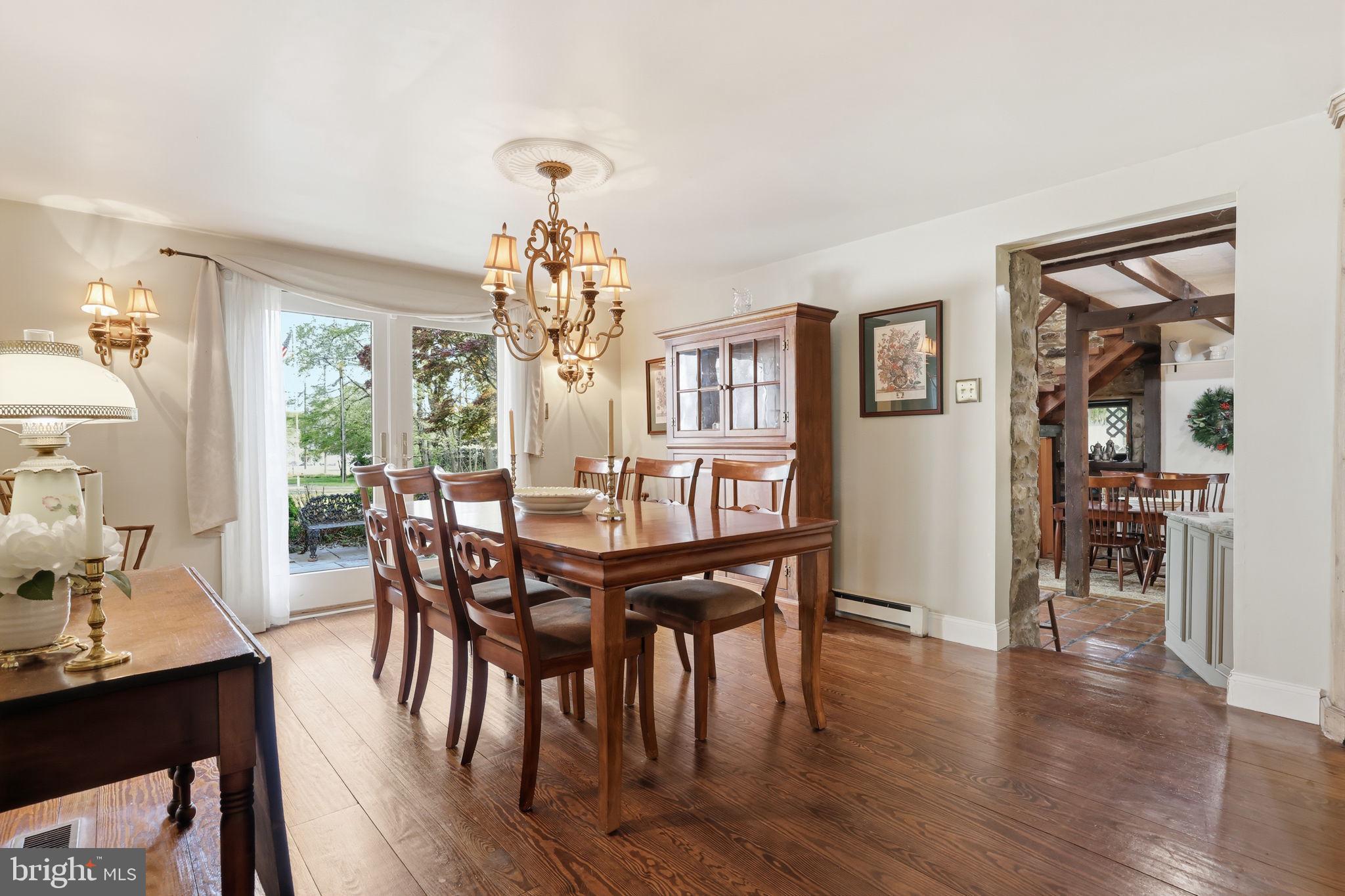 43 Twining Ford Road Richboro, PA 18954 - Photo 21 of 57 a view of a dining room with furniture window and wooden floor