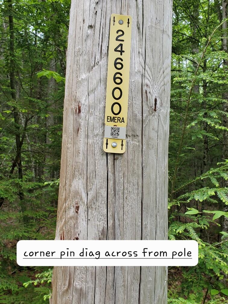 Lot 7 Heath Road Ellsworth, ME 04605 - Photo 23 of 37 pole at NW corner
