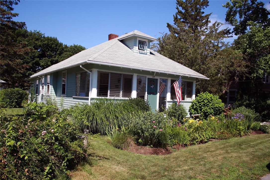 107 Alfred Drowne Road Barrington, RI 02806 - Photo 3 of 25 side view from street