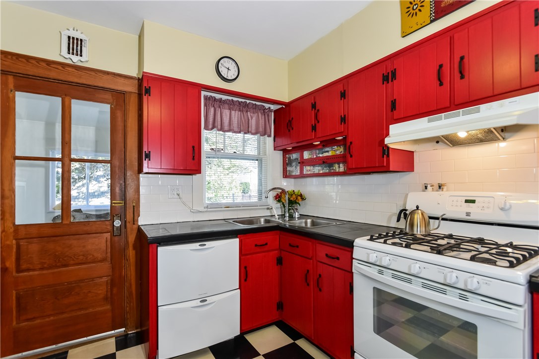 107 Alfred Drowne Road Barrington, RI 02806 - Photo 7 of 25 Retro style kitchen enteredthrough side portico