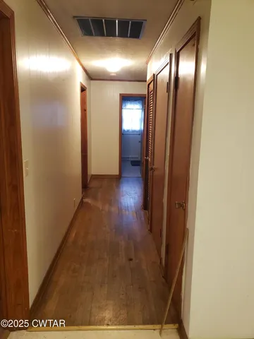 a close view of walk in closet