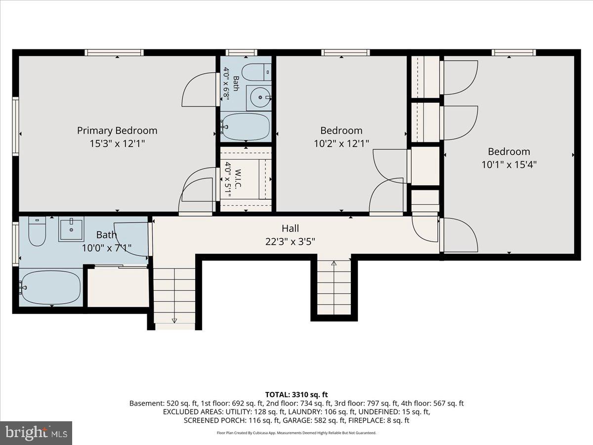 1336 Lindsay Lane Rydal, PA 19046 - Photo 41 of 44 Upper Level 1 Floor Plan