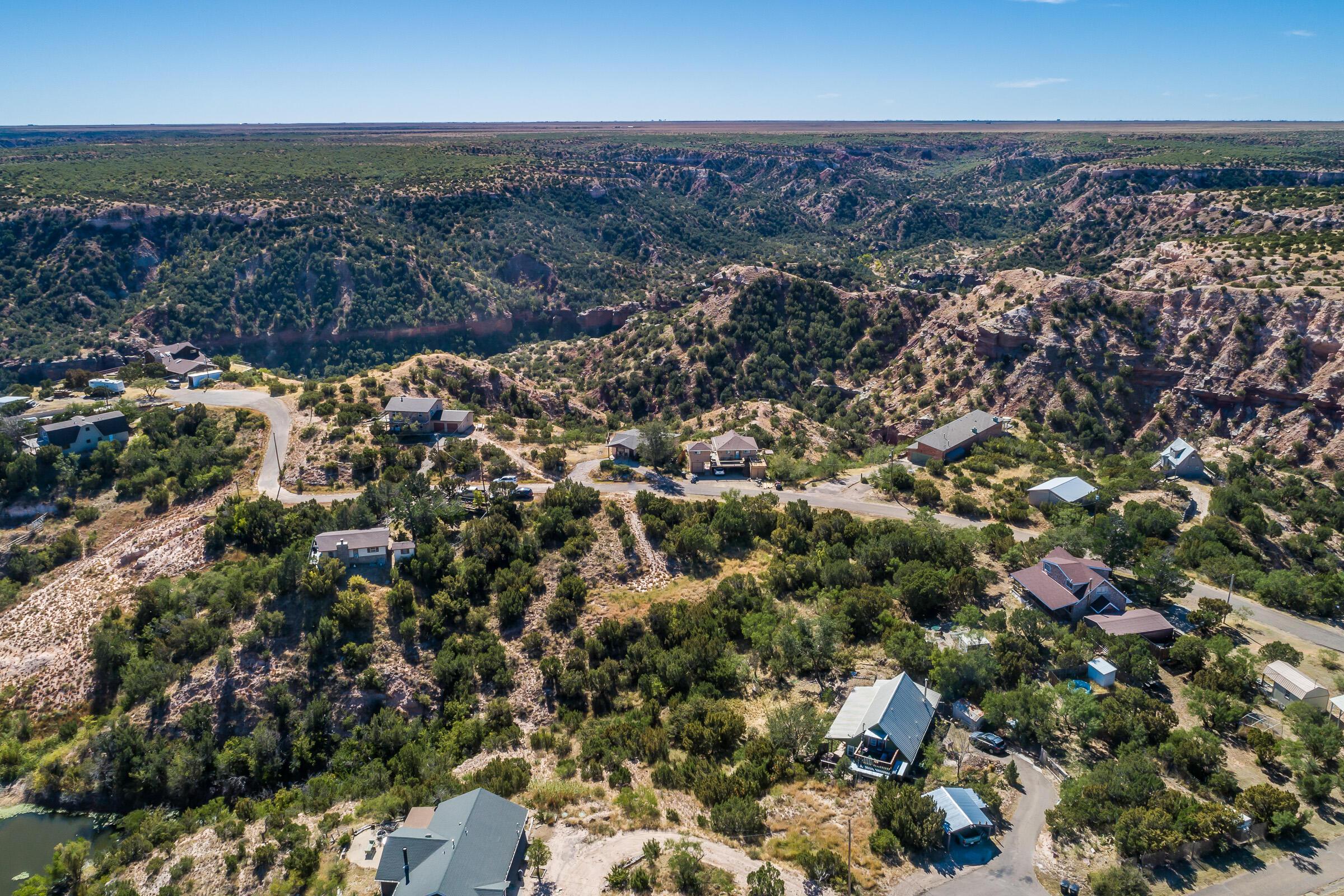 0 Valley View Drive Canyon, TX 79015 - Photo 6 of 10 an aerial view of house with yard and mountain view in back