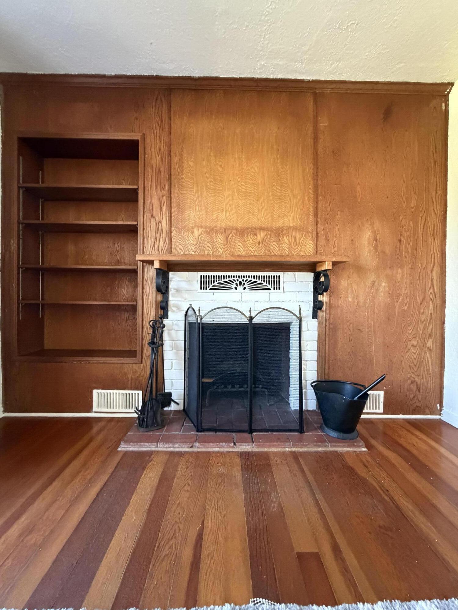 316 Oceano Avenue, Unit B Santa Barbara, CA 93109 - Photo 14 of 17 a view of a livingroom with a fireplace and wooden floor