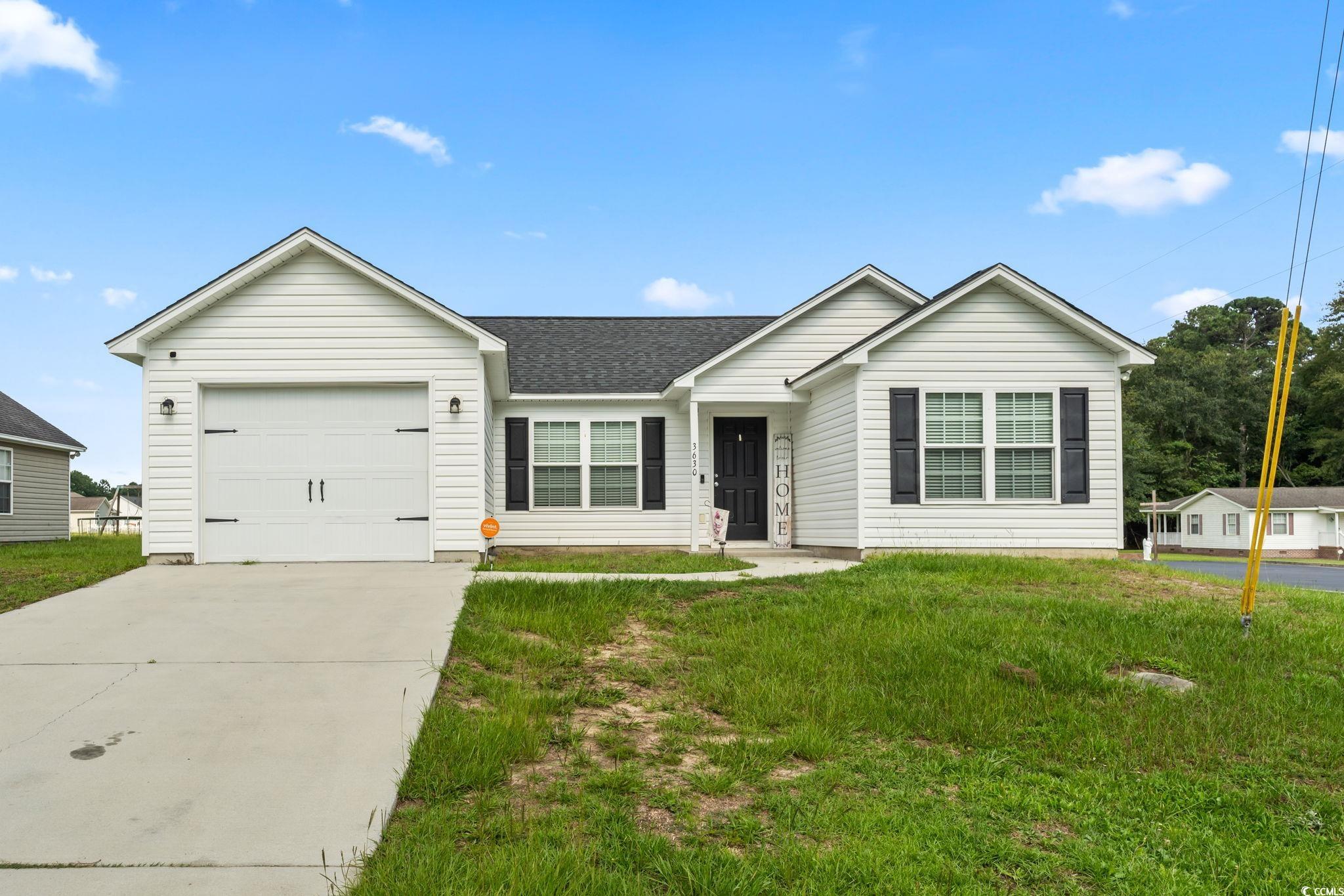 3630 Wayside Road Conway, SC 29527 - Photo 1 of 36 Single story home featuring a garage and a front l