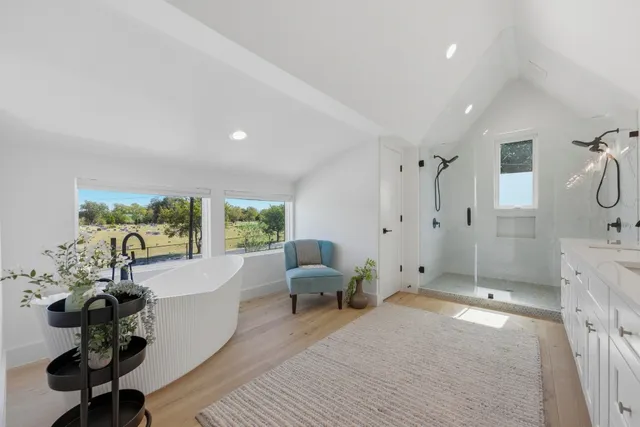 a very nice looking room with a large window