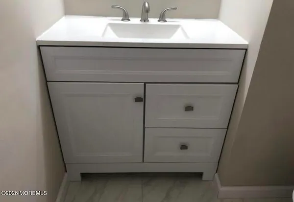 a close view of washer and dryer