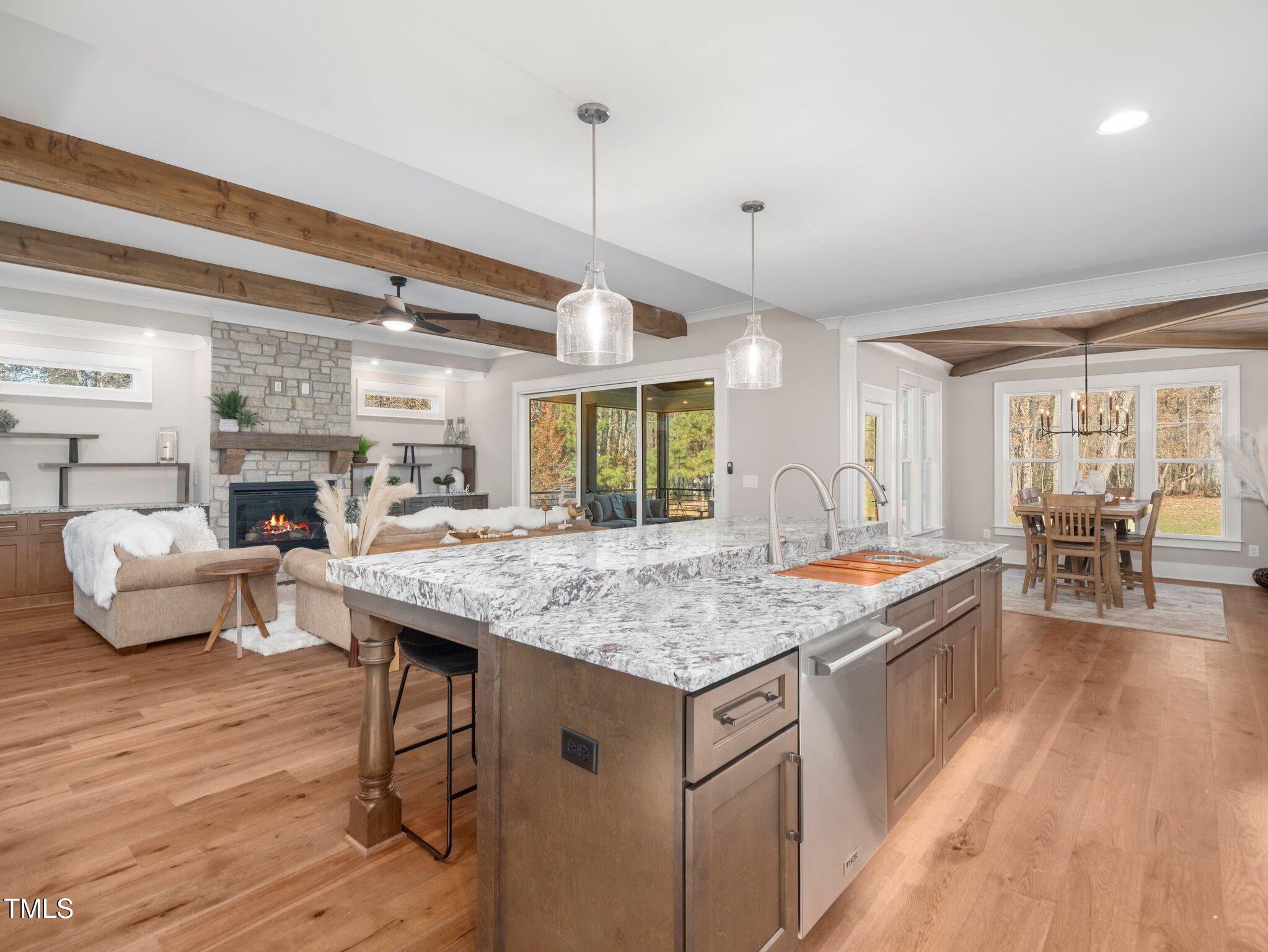 145 Wiggins Road Louisburg, NC 27549 - Photo 23 of 80 Kitchen 2 family