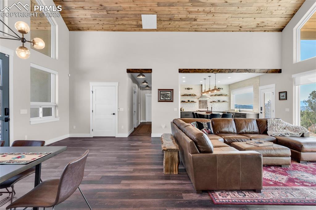 228 Freek Ranch Road Canon City, CO 81212 - Photo 12 of 50 a living room with furniture and wooden floor