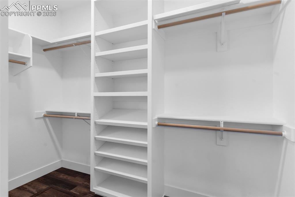 228 Freek Ranch Road Canon City, CO 81212 - Photo 33 of 50 a view of walk in closet with empty racks