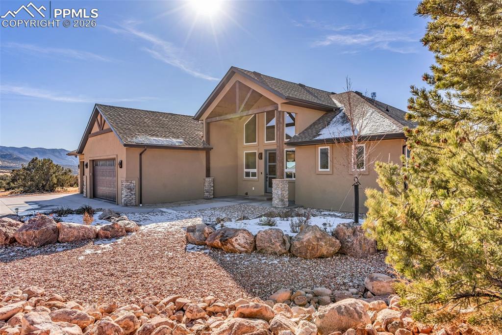 228 Freek Ranch Road Canon City, CO 81212 - Photo 4 of 50 a front view of a house with a yard