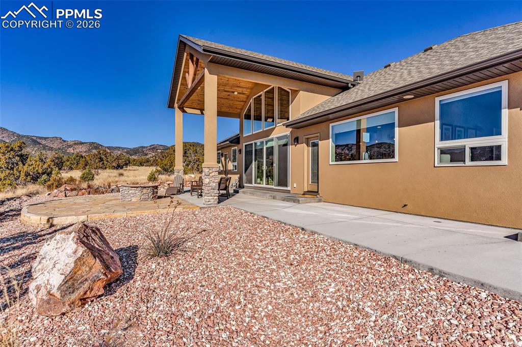 228 Freek Ranch Road Canon City, CO 81212 - Photo 46 of 50 a view of a house with snow on the road