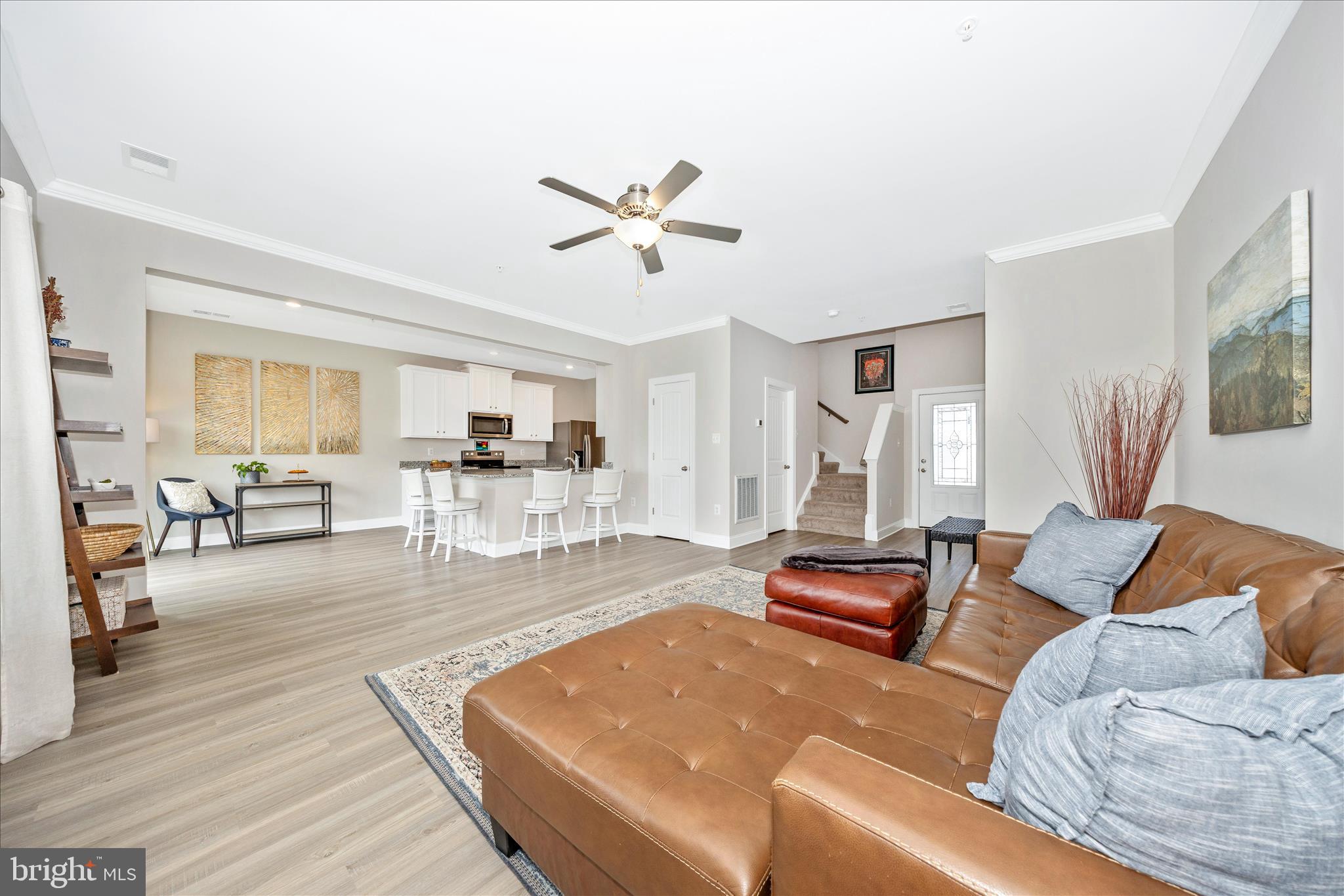 10026 Roulette Drive Hagerstown, MD 21740 - Photo 12 of 73 a living room with furniture and a wooden floor