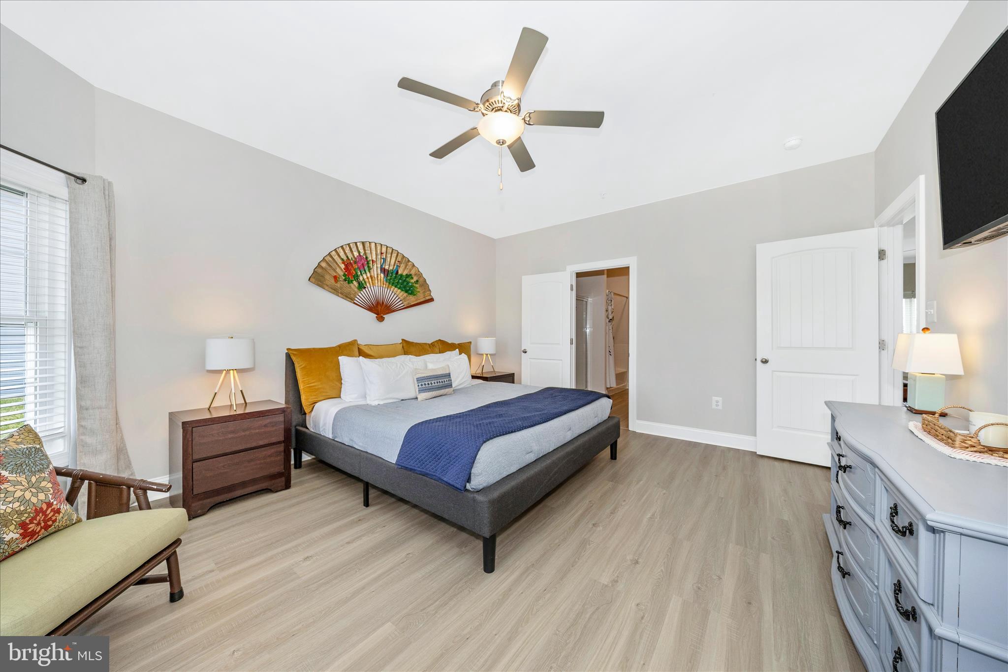 10026 Roulette Drive Hagerstown, MD 21740 - Photo 29 of 73 a bedroom with furniture and a flat screen tv