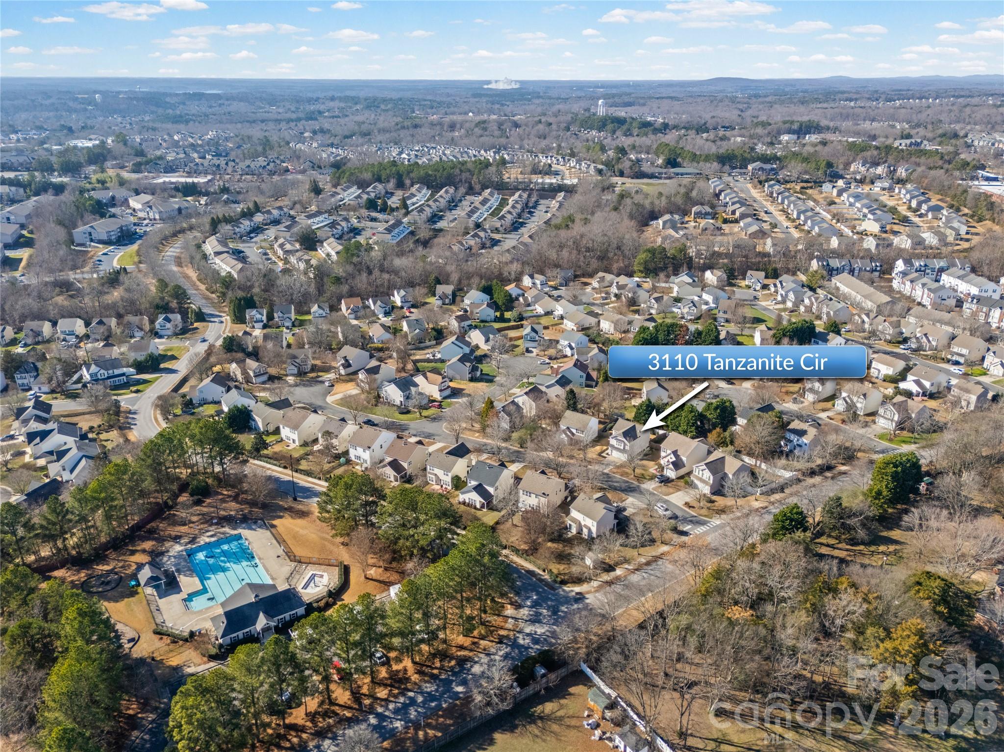3110 Tanzanite Circle Fort Mill, SC 29708 - Photo 37 of 48 an aerial view of a city