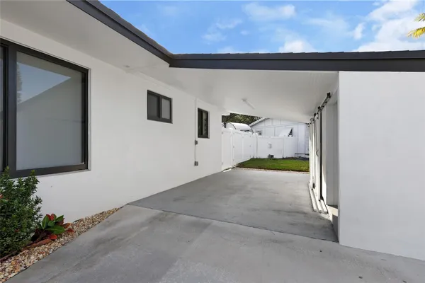 a view of a house with a garage