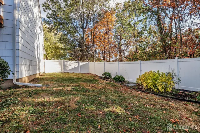 a backyard of a house