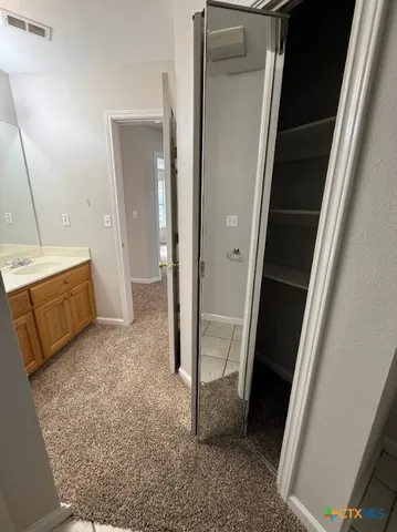 a view of a storage & utility room