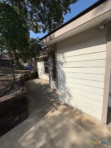 a view of path along with trees