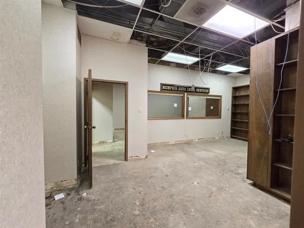 a view of empty room