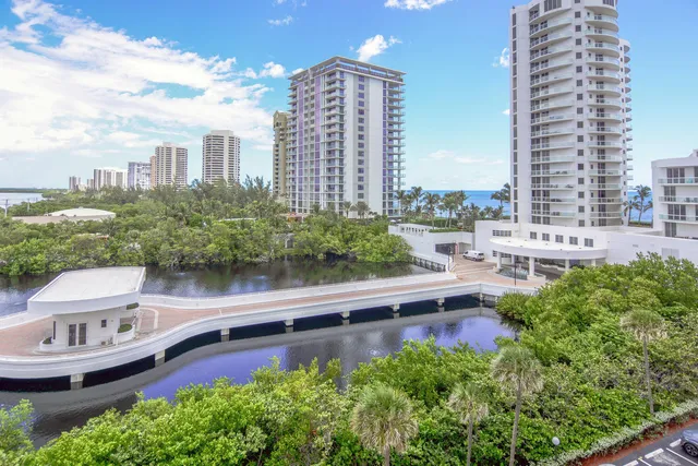 a view of a city with tall buildings