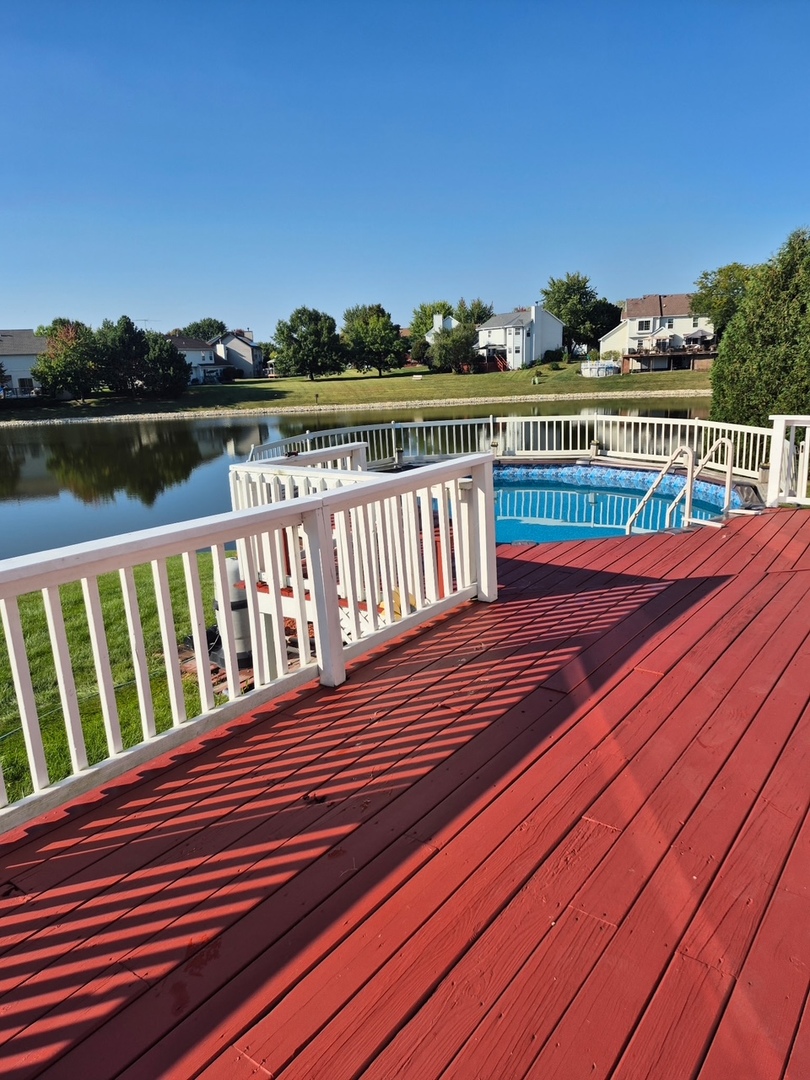3209 Sunset Court Crest Hill, IL 60403 - Photo 11 of 38 a view of wooden deck with city view