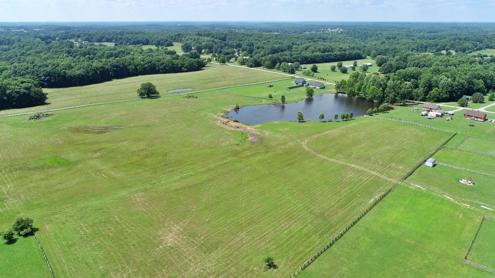 1 Womack Road Portland, TN 37148 - Photo 4 of 16 an aerial view of a house having yard