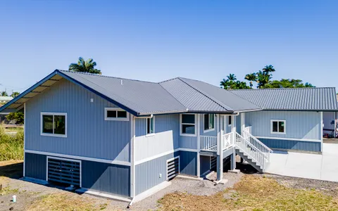 a view of a house with a patio