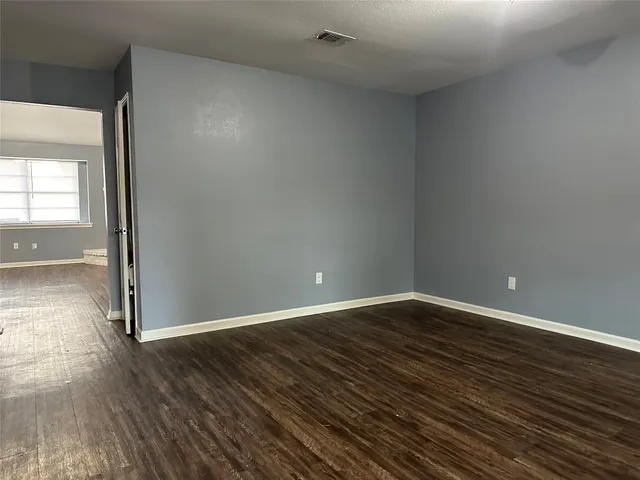 wooden floor in an empty room