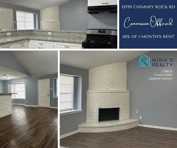 a kitchen with granite countertop a stove and a refrigerator
